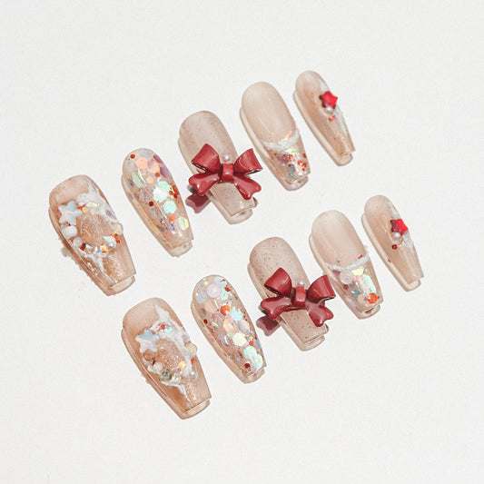 Fingertip snowflakes