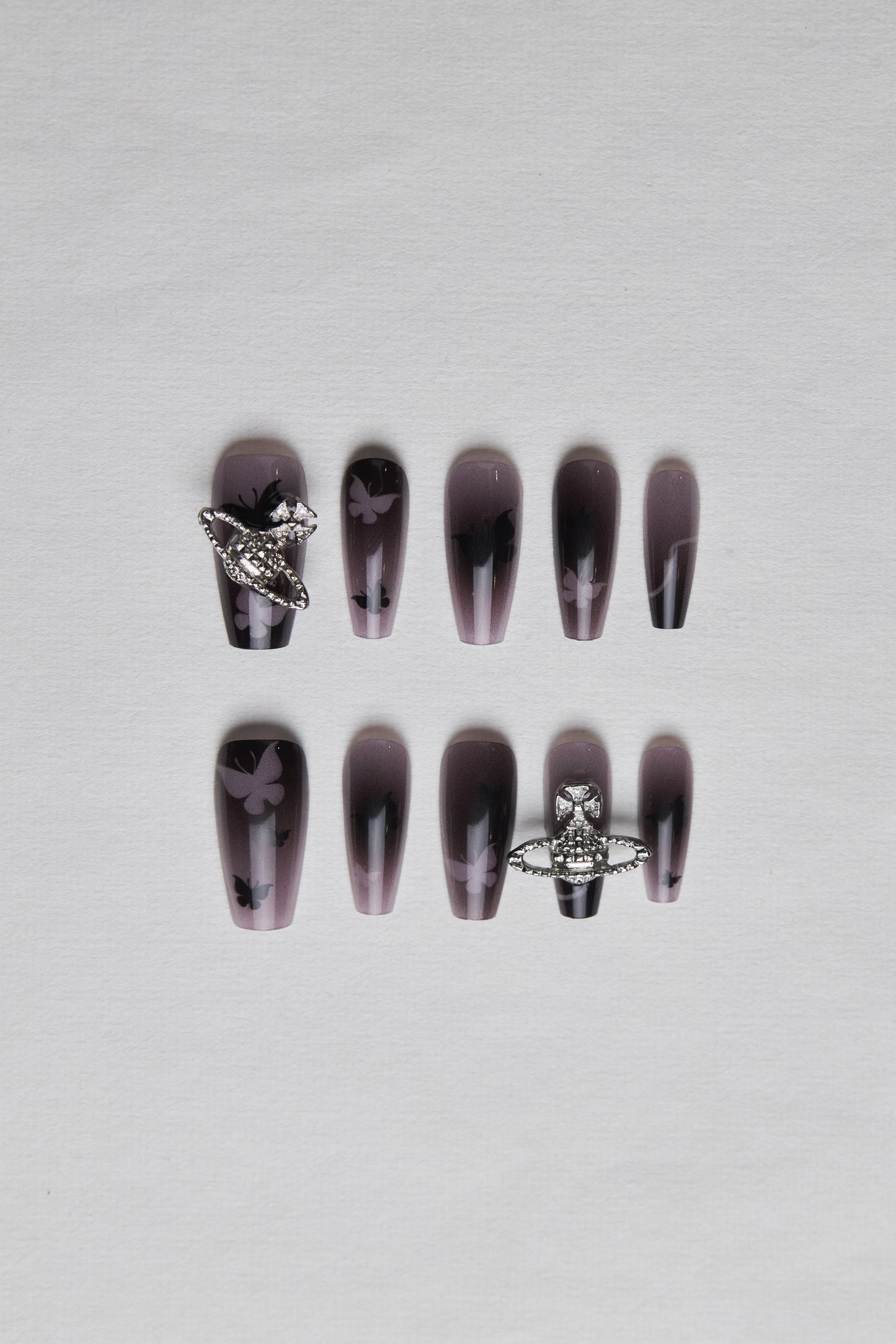 butterfly fly into saturn