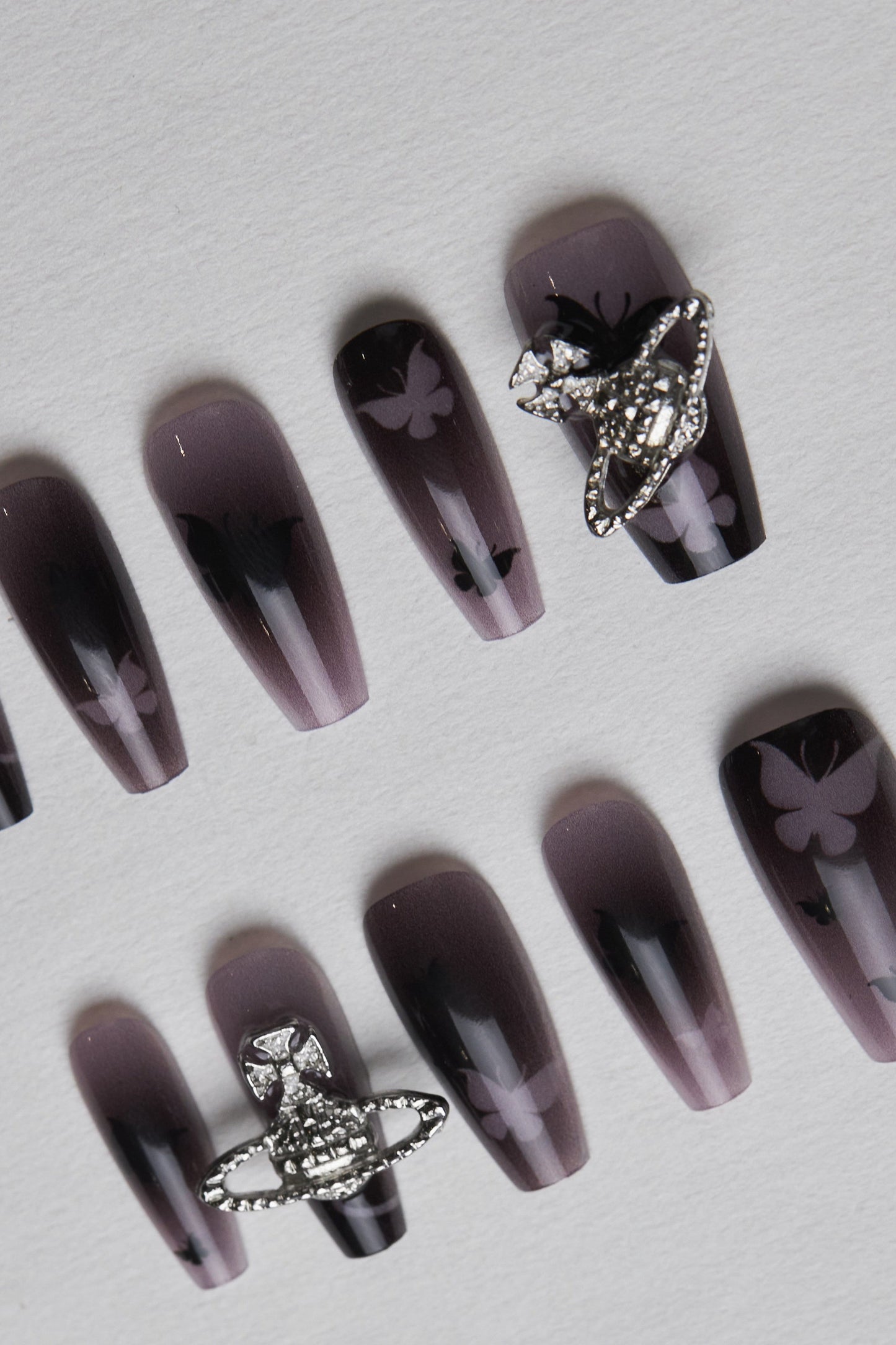 butterfly fly into saturn